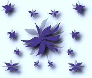 Purple flower.