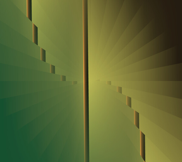 Ladder and light. Print