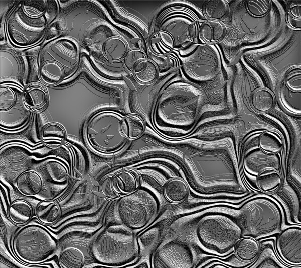 Metallic curves. Print
