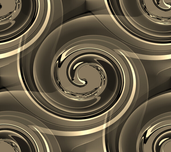 Gold circles. Print