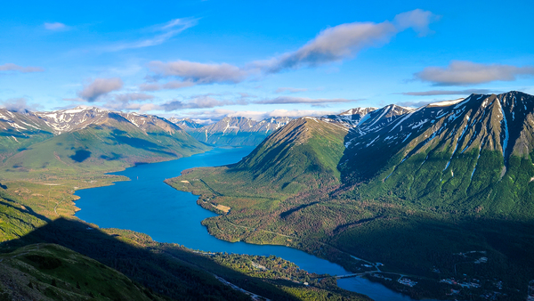 Mountaintop view Print