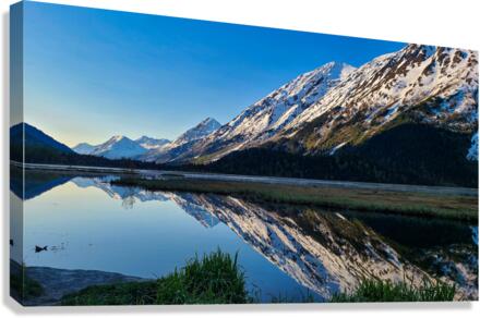 Reflective Mountain Canvas Print