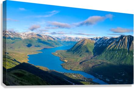 Mountaintop view Canvas Print