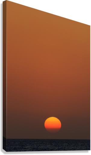 sun down Canvas Print