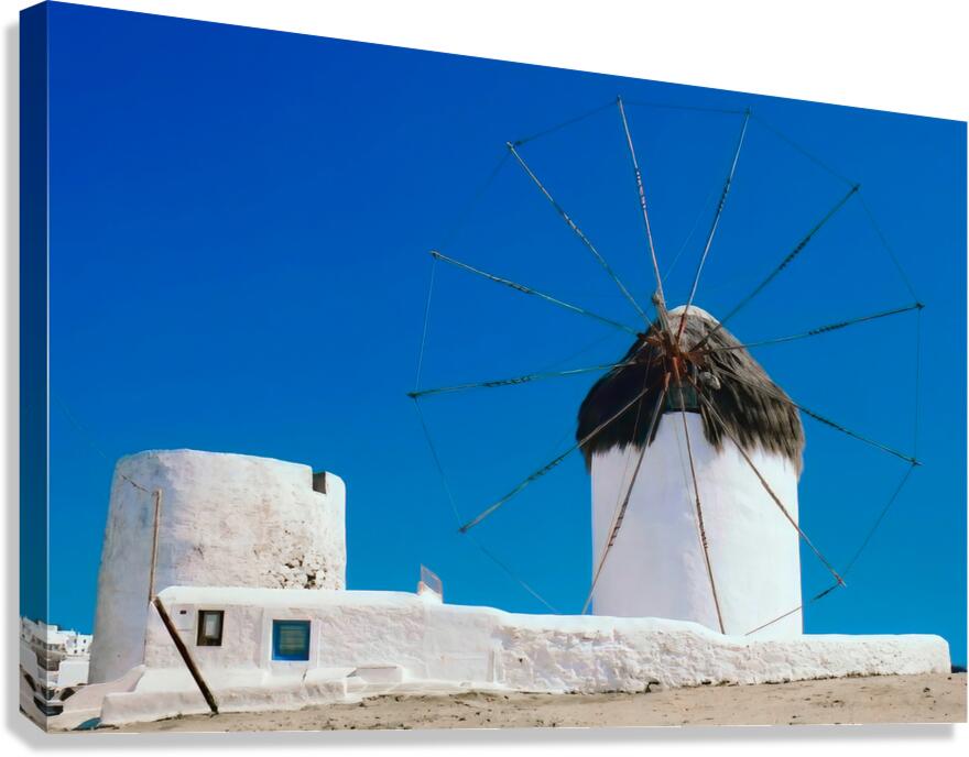 mykonos Canvas Print