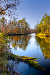 Autumn Reflections on an Appalachian River