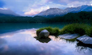 Appalachian Mountains Sunset Lake Reflection