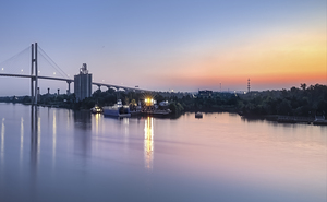 Savannah River Sunrise – Aerial View