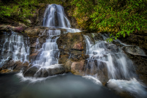 Laurel Falls in Great Smoky Mountains