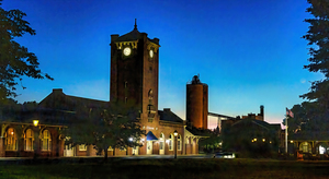 Silhouette of Clinchfield Railroad Station