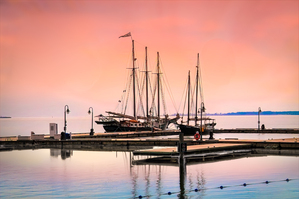 Yorktown Harbor at Sunrise