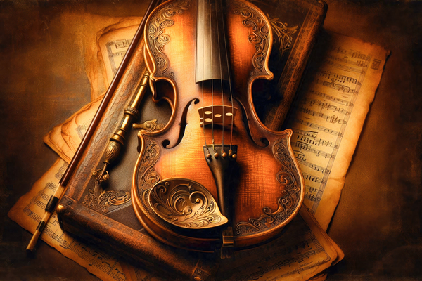 The Little Violin Print