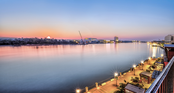 Majestic Sunrise on the Savannah River Print