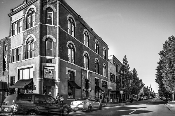 Freibergs Corner Grayscale Print