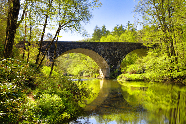 Linville River Bridge NC Print