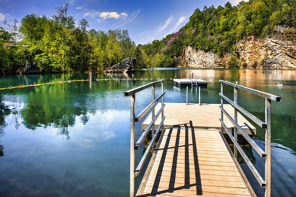 Meads Quarry Lake Knoxville TN Print
