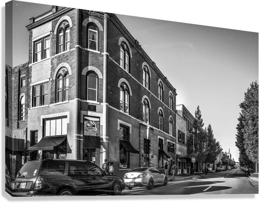 Freibergs Corner Grayscale Canvas Print