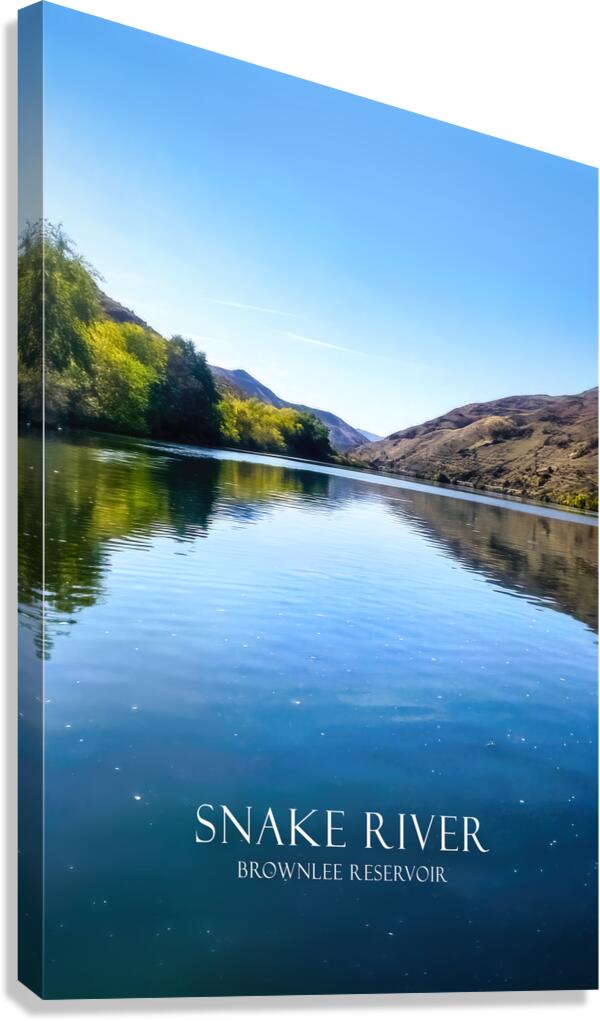 The Snake River in Oregon Canvas Print