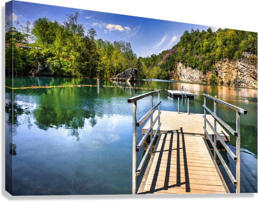 Meads Quarry Lake Knoxville TN Canvas Print