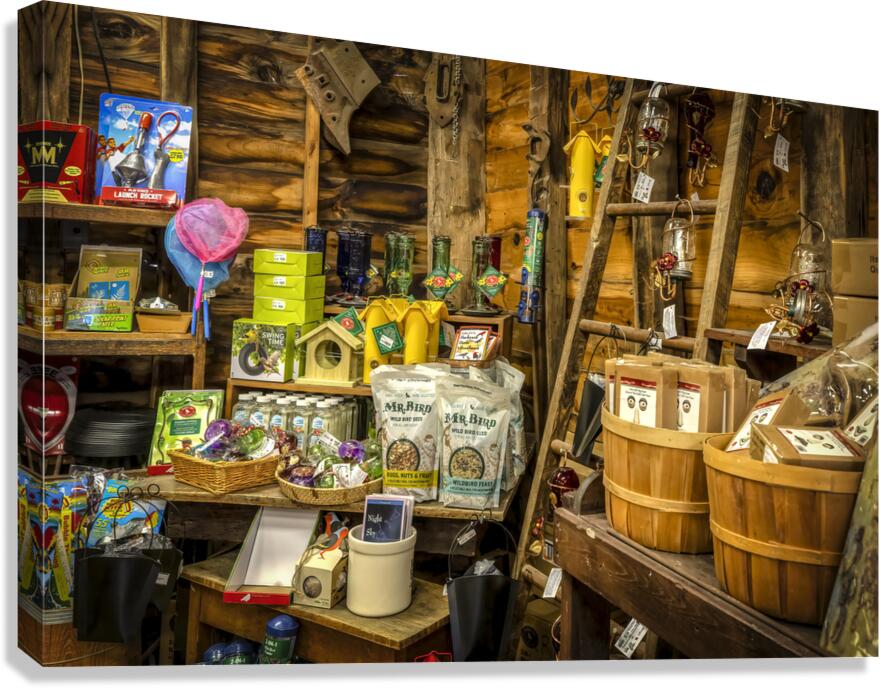 Vintage Country Store Treasures Canvas Print