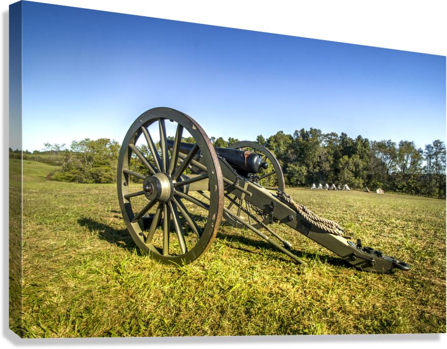 Civil War Cannon   1st East Tennessee US Artillery Canvas Print