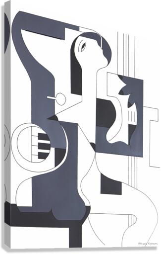 Composition Musicale Canvas Print