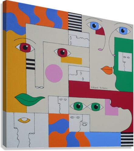 Confused Canvas Print