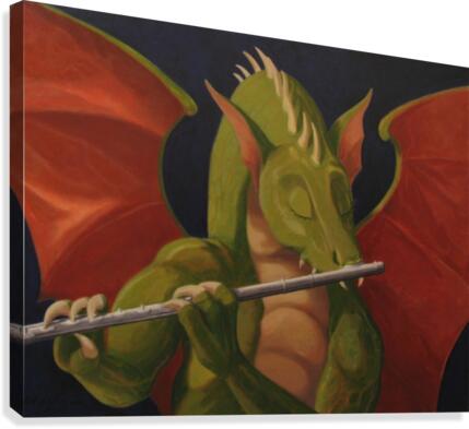 The Flute Player  Canvas Print