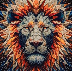 Lion Print