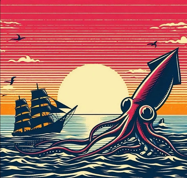 Giant Squid  Print