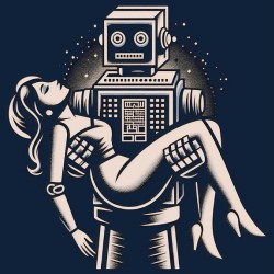 Robot & lady