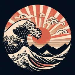 Sunset in Japan 