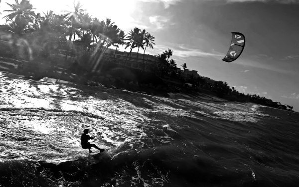 Dylan BW 01 Cabarete Bay Sept 24 Print