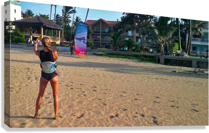 Sisa 1 Kitebeach Mai 2024 Canvas Print