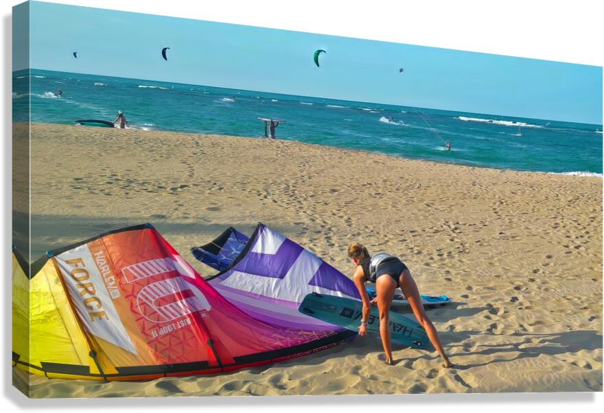Sisa 8 Kitebeach Mai 2024 Canvas Print