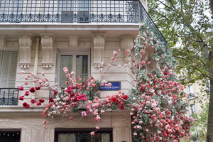Batiment avec des Fleurs
