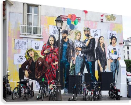 Dans Le Marais  Canvas Print