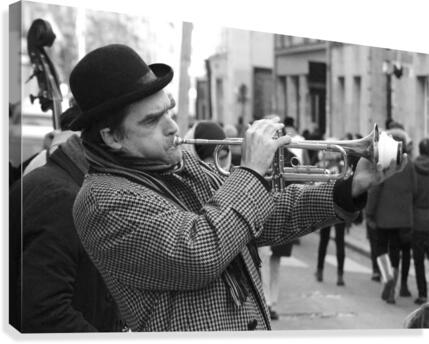 Musique rue des Francs Bourgeois Canvas Print