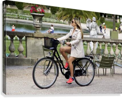Elegance in Jardin de Luxembourg  Canvas Print