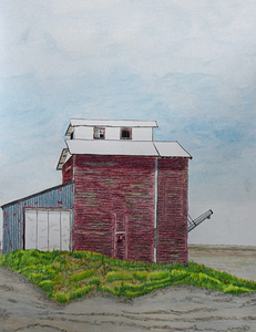 Wooden Grain Elevator