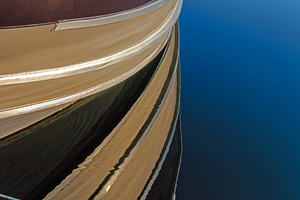 Harbor Boat Abstract Reflection