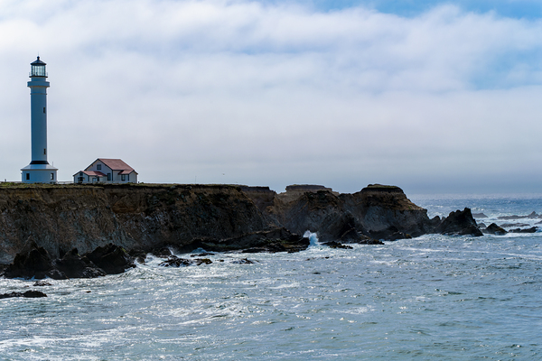 Point Arena Lighthouse in late day light Print