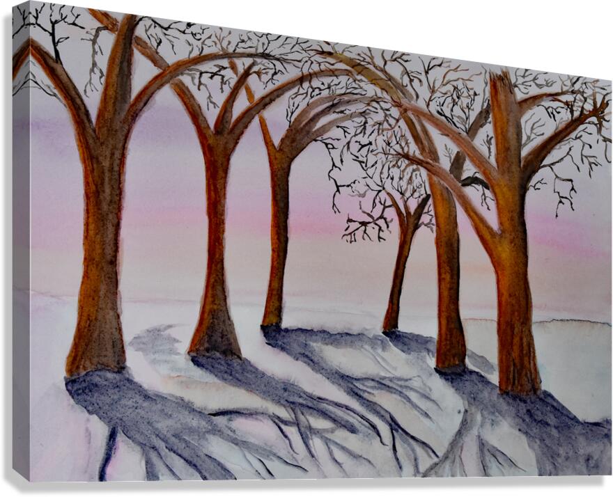 Winter trees Canvas Print