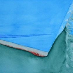 Boat and reflections