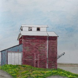 Wooden Grain Elevator