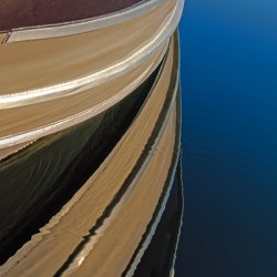 Harbor Boat Abstract Reflection