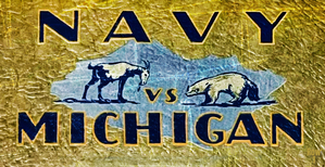 1926 Michigan vs. Navy Art