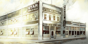 1927 Utah Woolen Mills Art