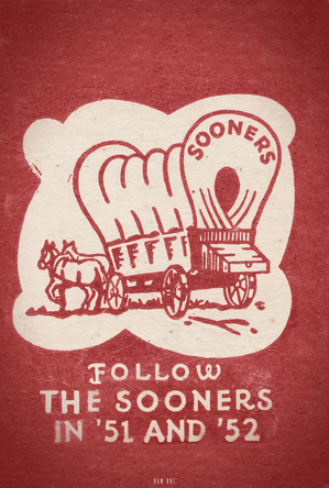 1951 Oklahoma Sooners Art