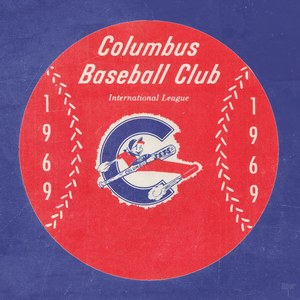 1969 Columbus Jets Baseball Art
